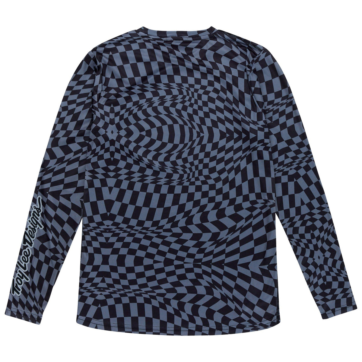 Womens Lilium Long Sleeve Jersey Twisted Checkers Black / Gray