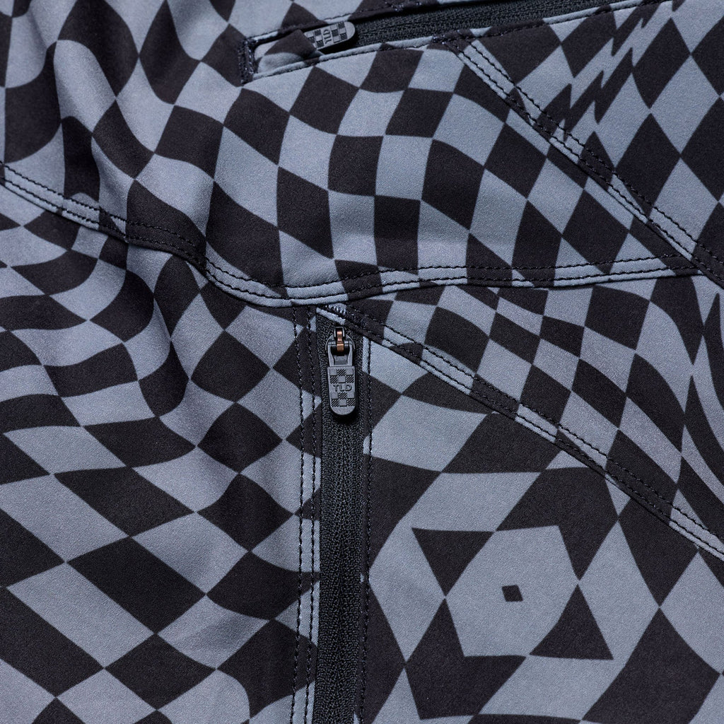 Womens Lilium Pant Twisted Checkers Black